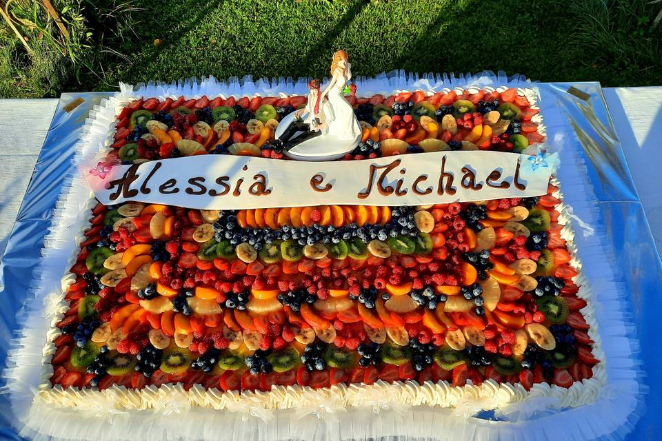La torta di Alessia e Michael