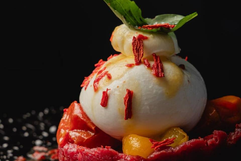 Tartare di Fassona con Burrata