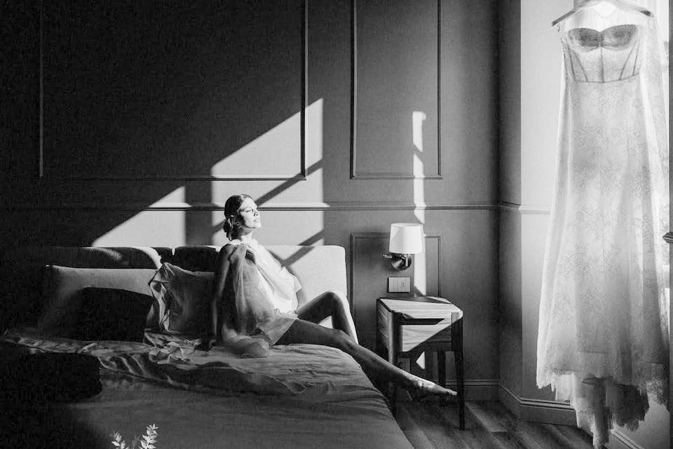 Preparazione sposa