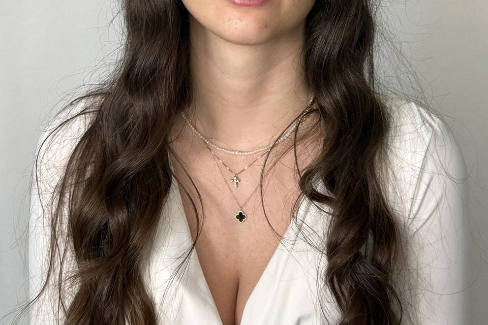 Prima del make-up sposa