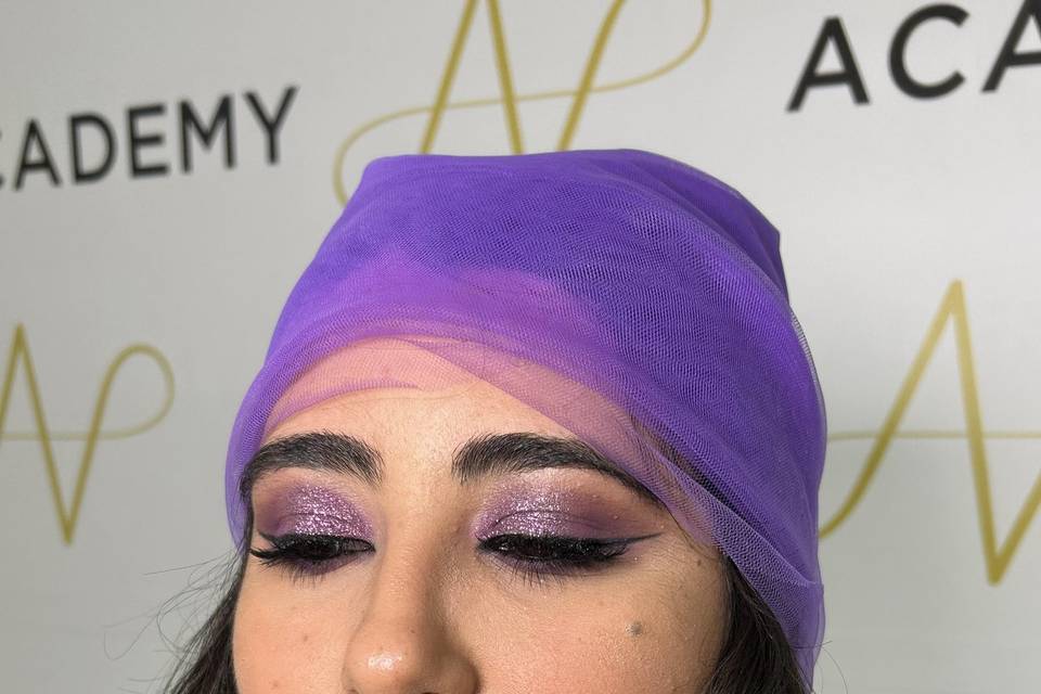 Glamour make-up