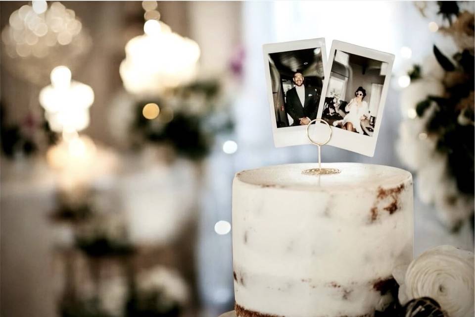 Mini wedding polaroid