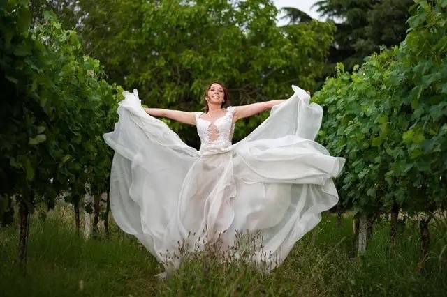 Sposa tra le vigne