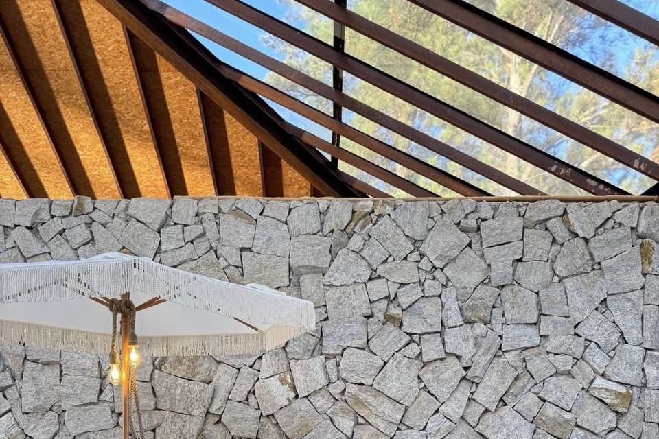Wood bar elegant