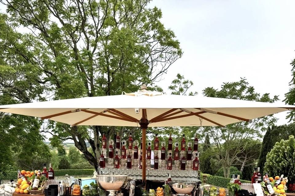 Wood bar