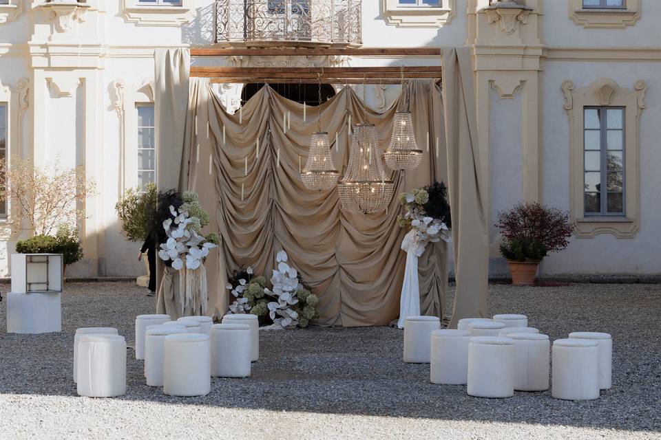 Allestimento cerimonia