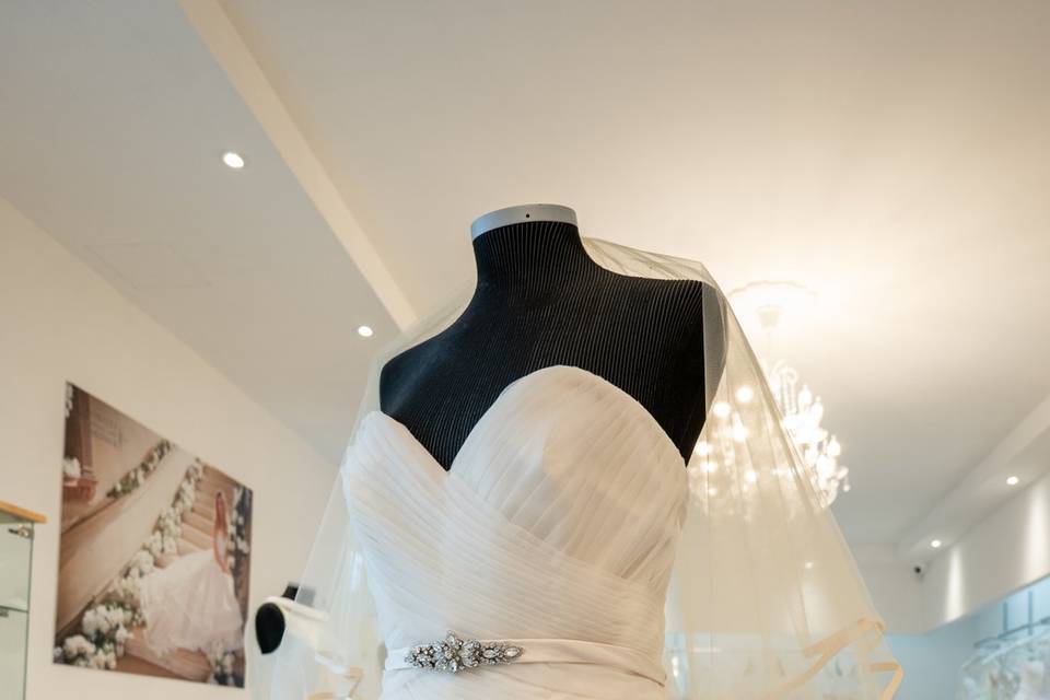 Abito Senza Spalline