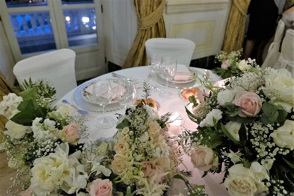 promessa di matrimonio centrotavola - Wedding Planner Napoli