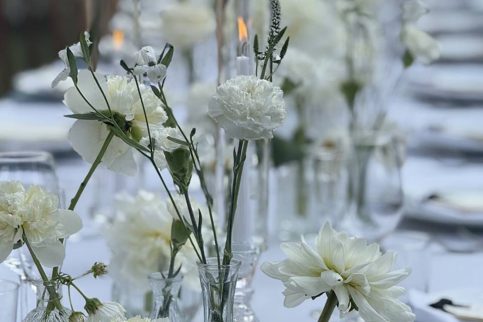 White flowers