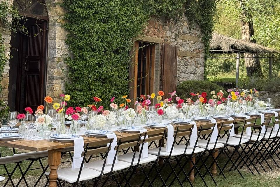 Multicolor wedding
