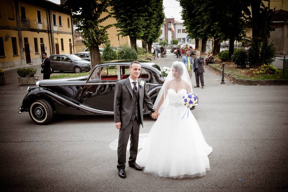 Arrivo sposa in chiesa