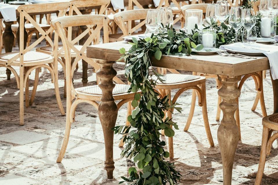 Olive branches garlands