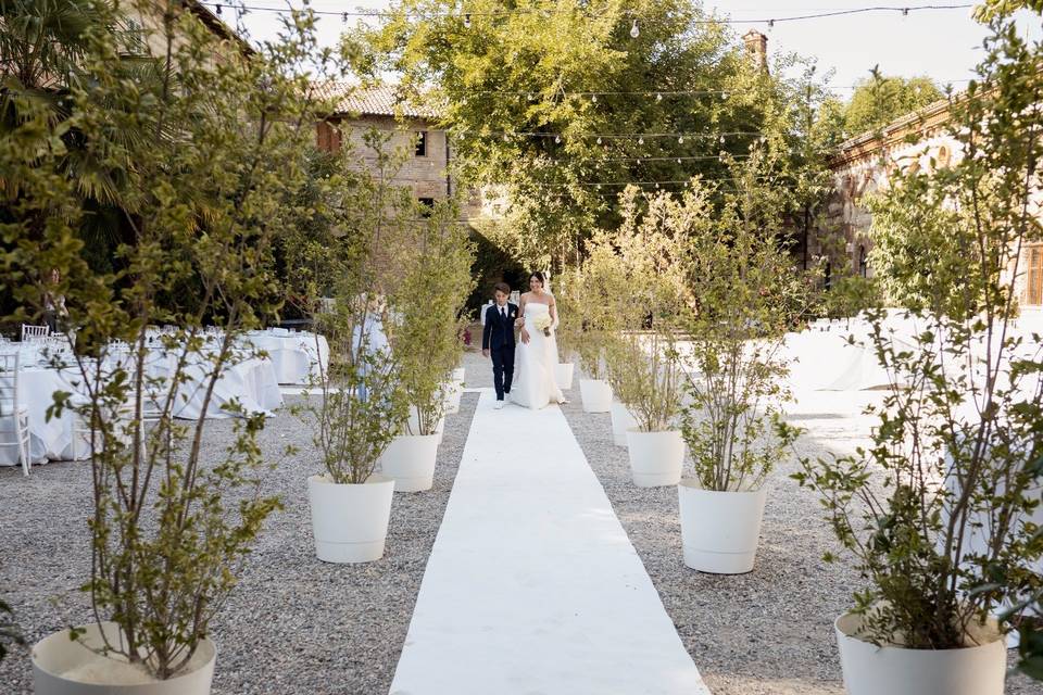 Ricevimenti nel giardino