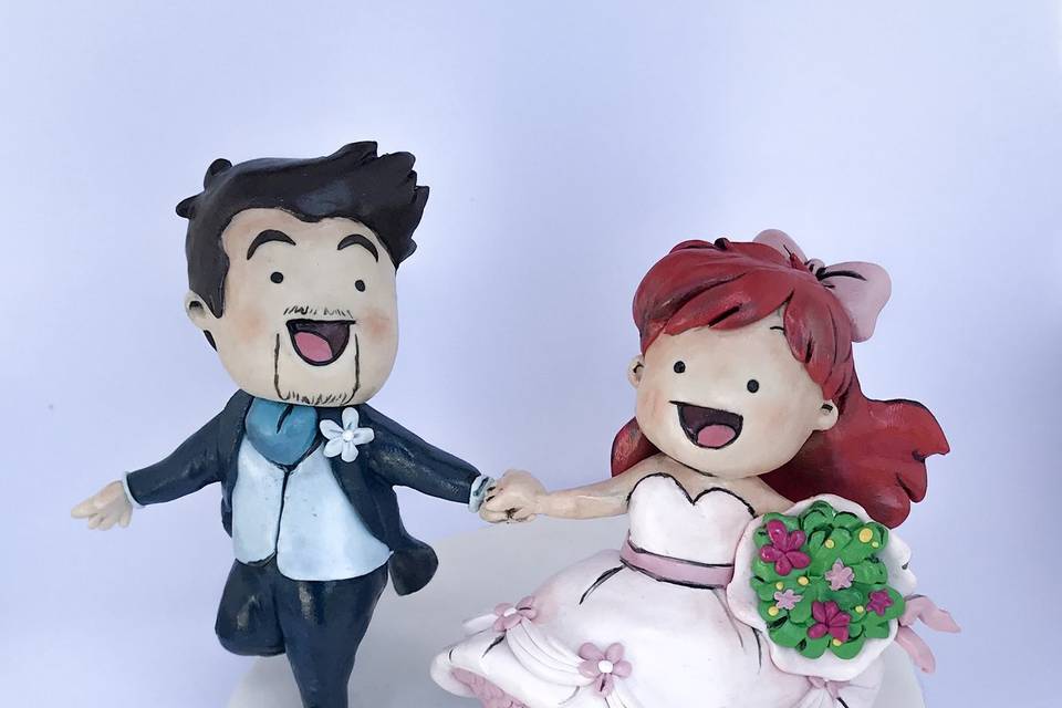 Cake topper fumetto