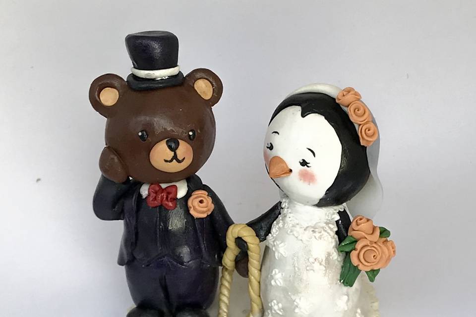 Sposi cake topper