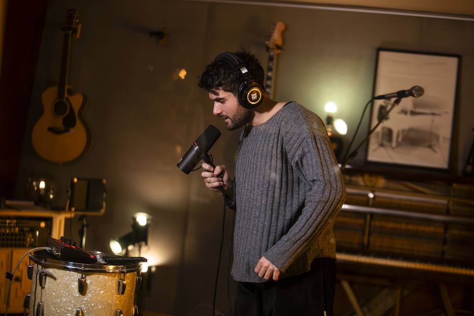 In studio