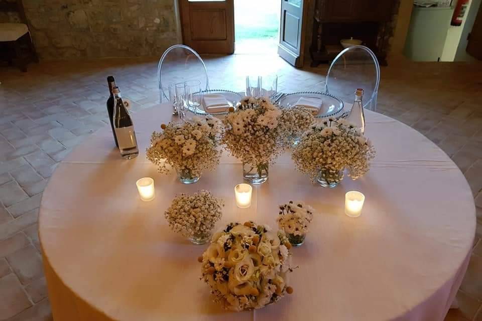 Allestimento matrimonio