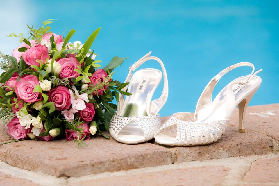 Bouquet e scarpe