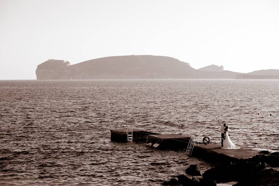 Sposi e Capo Caccia