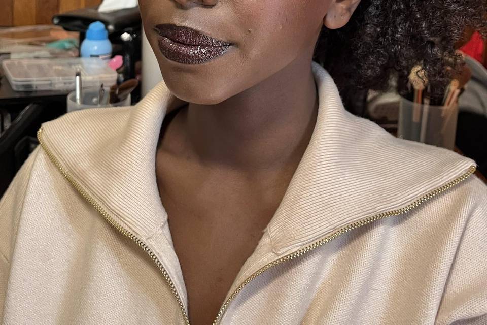 Dark skin make up