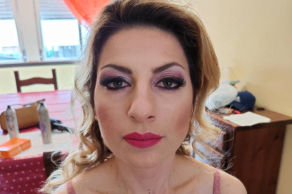 Trucco testimone sposa