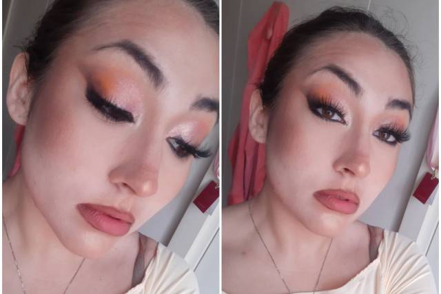 Trucco grafico glam