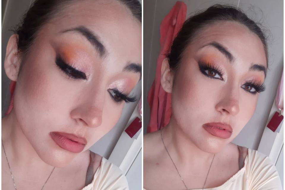 Trucco grafico glam