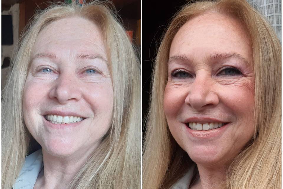 Trucco Antiage, PRIMA E DOPO