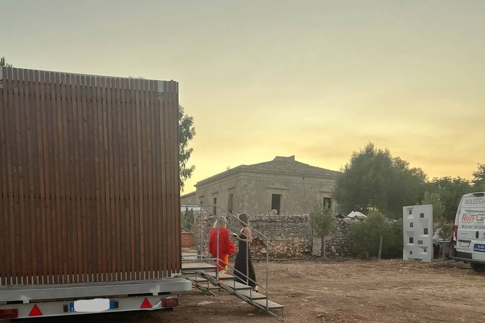 Evento in villa, vista late