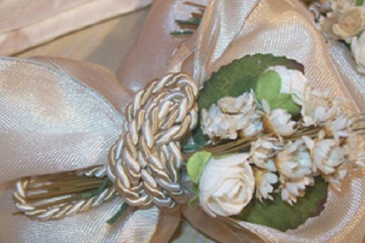 Bomboniere in organza con nastri