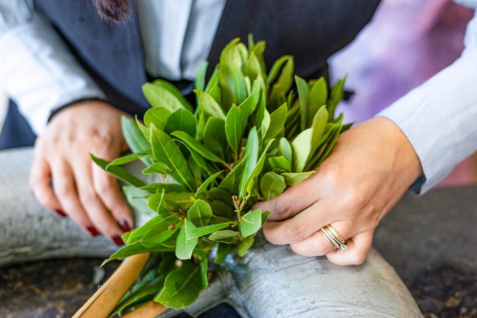 Creazione bouquet