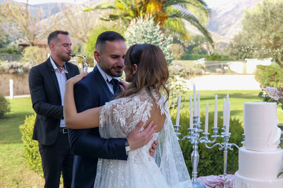 Sposi in giardino