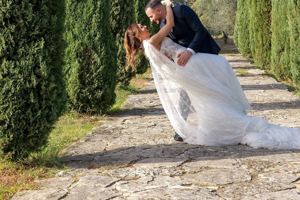 Sposi nei giardini