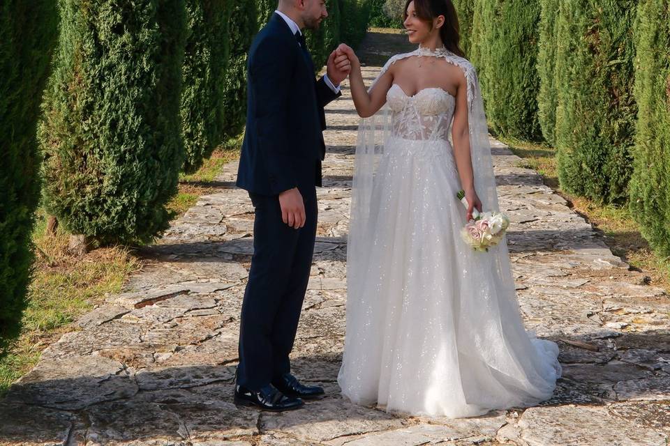 Sposi nei giardini