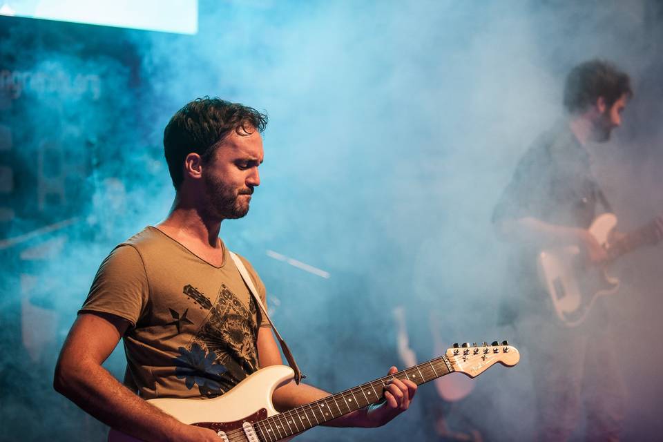 Guitar in the fog