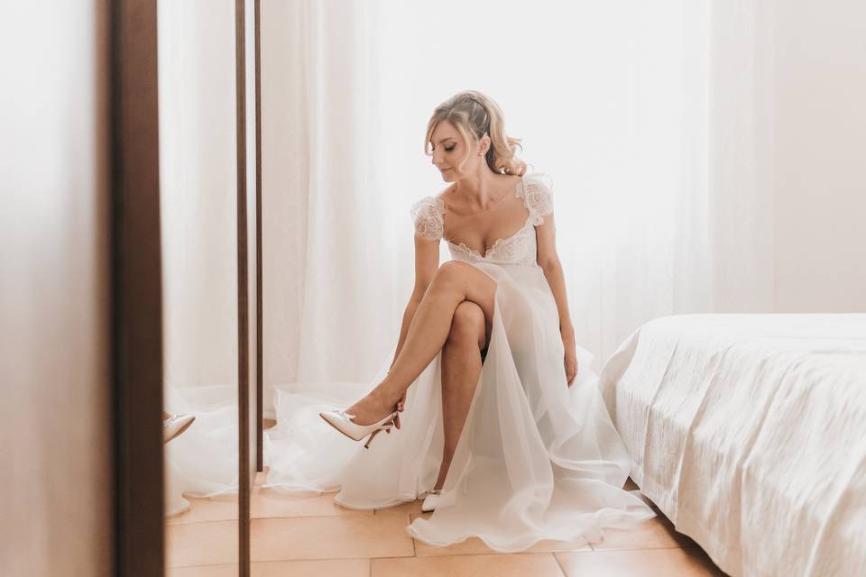 Preparazione sposa