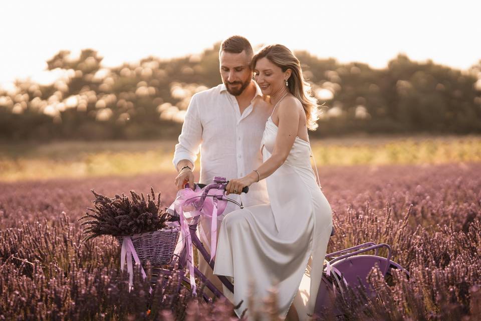 Pre wedding lavanda