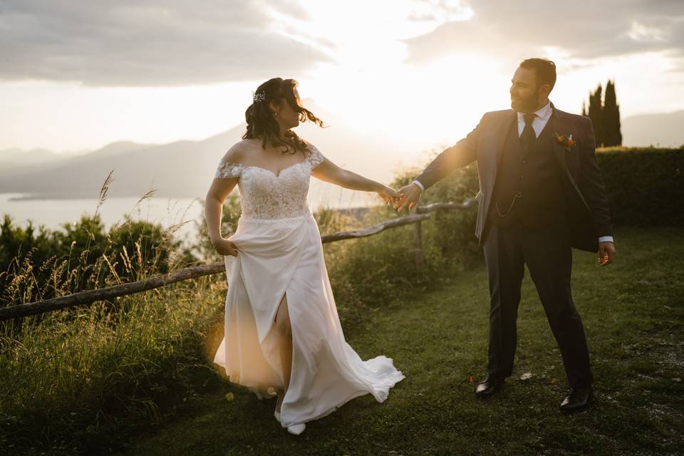 Un tramonto sul Lago di Garda