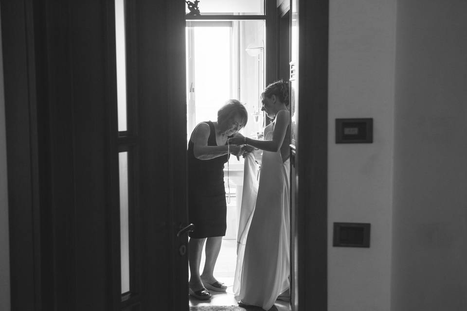 Preparazione della sposa