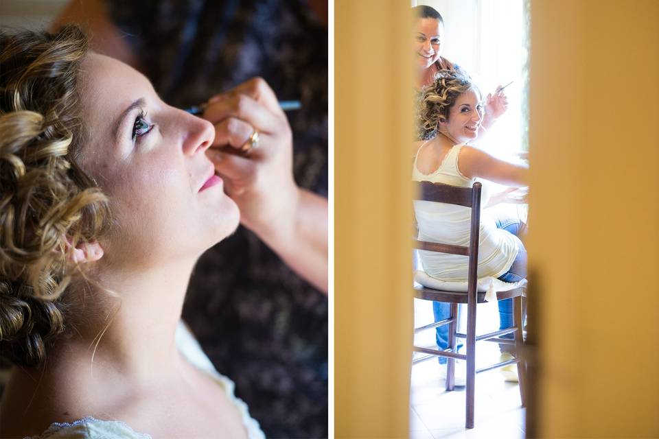 Preparazione sposa