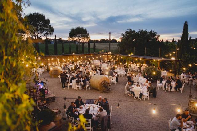 Allestimento in giardino