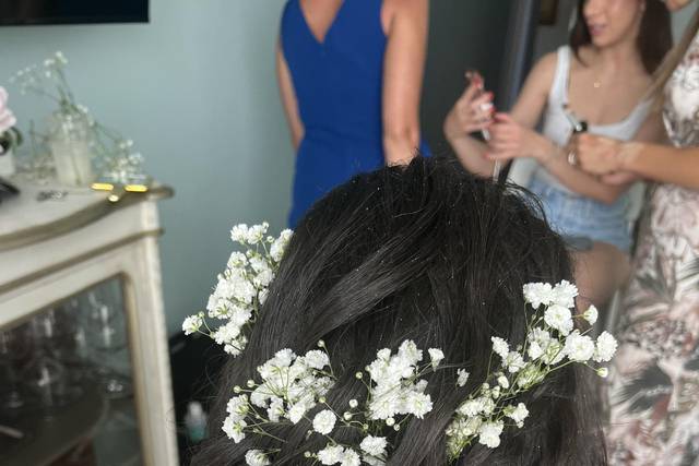 Easy soft updo