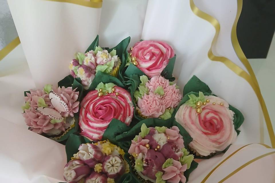 Cupcake floreali