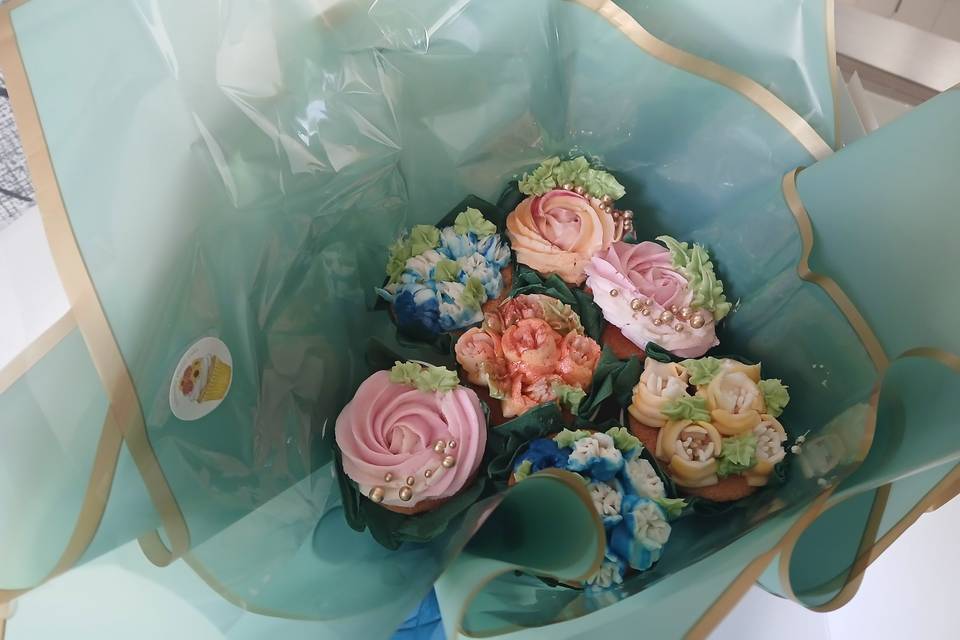 Cupcake floreali