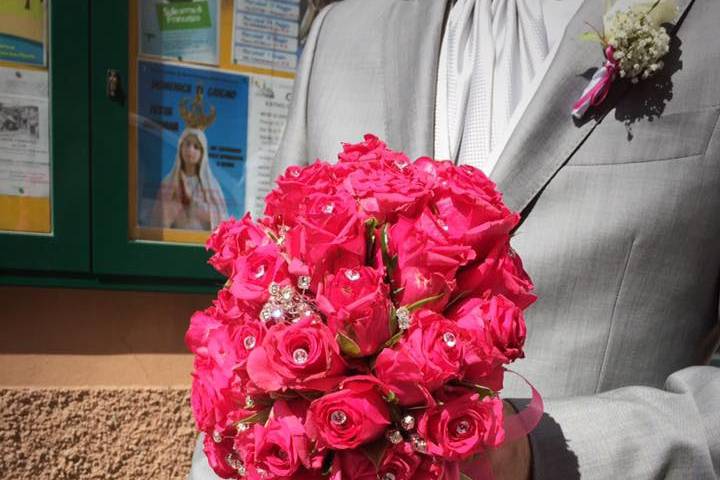 Electric fuchsia bouquet