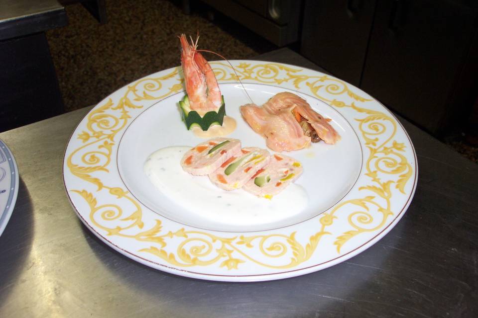 Antipasto di salmone