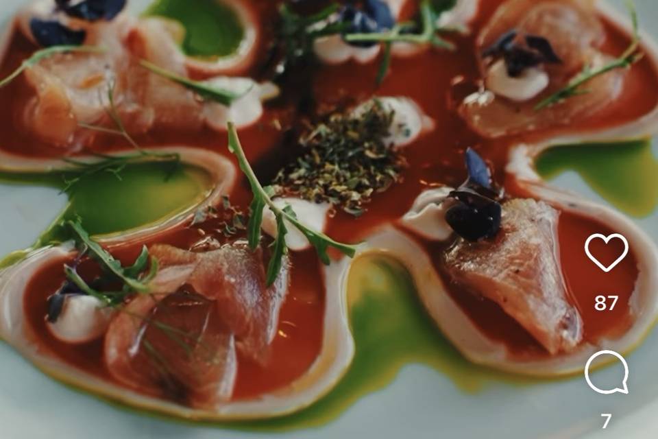 Crudo di ricciola