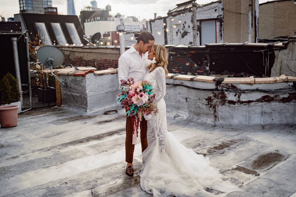 New York Rooftop Elopement