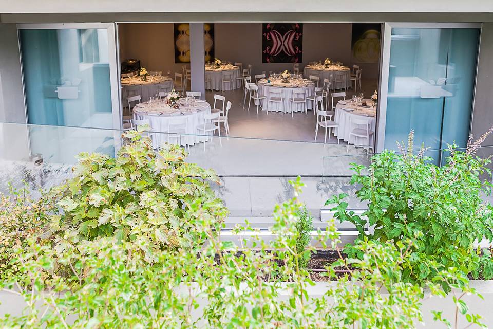 Sala Convivium dall'esterno