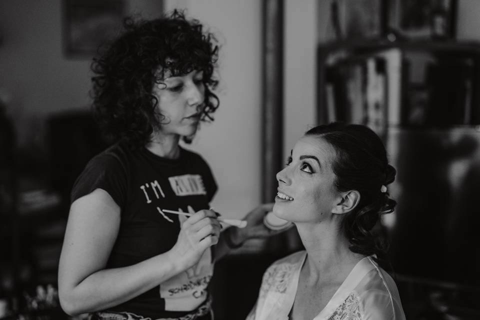 Backstage sposa